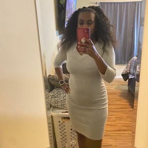 Light Grey sweater dress